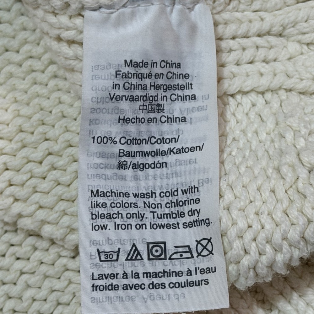J Crew Always Sweater Womens White Mock Neck Knit Pullover Cotton XXS - Picture 4 of 10